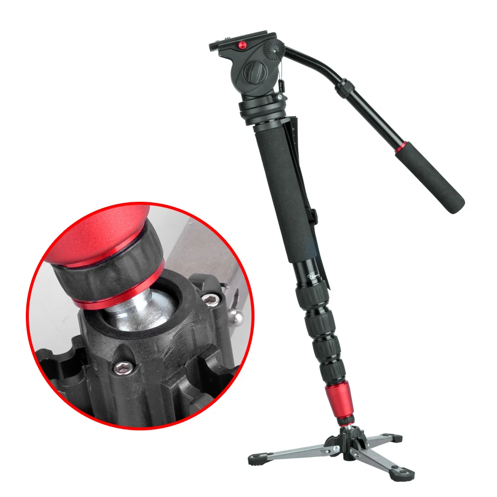 

DHL PROGO JIEYANG Aluminum Alloy Monopod For Video Camera Tripod For Video Tripod Head Carry Bag wholesale JY0506 JY0506B