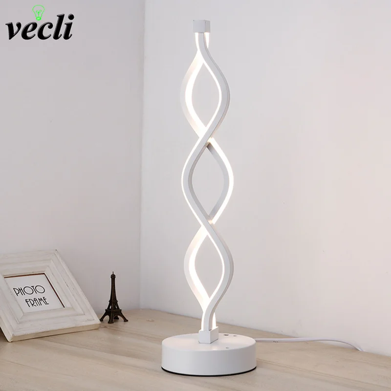 Modern Minimalist Led Table Lamp Bedroom Bedside Study Reading Lighting Living Room Nordic Creative Night Lights Fixtures