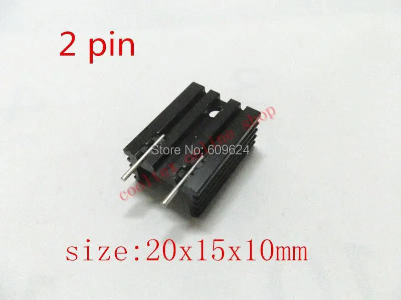 

100pcs/lot 20x15x10mm IC Heatsink, Triode heatsink , radiator TO-220 TO220 heatsink integrated circuit heatsink