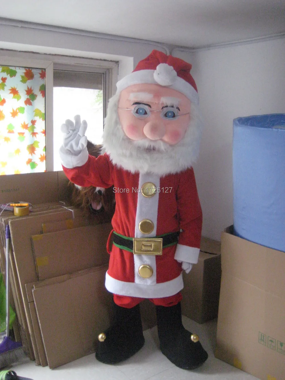 mascot Christmas Santa Claus mascot costume custom fancy costume holiday cosplay kits mascotte fancy dress