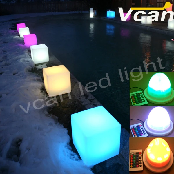 

DHL Free Shipping Factory Wholesale 38LEDs RGBW Rechargable led lighting furniture outdoor led furniture