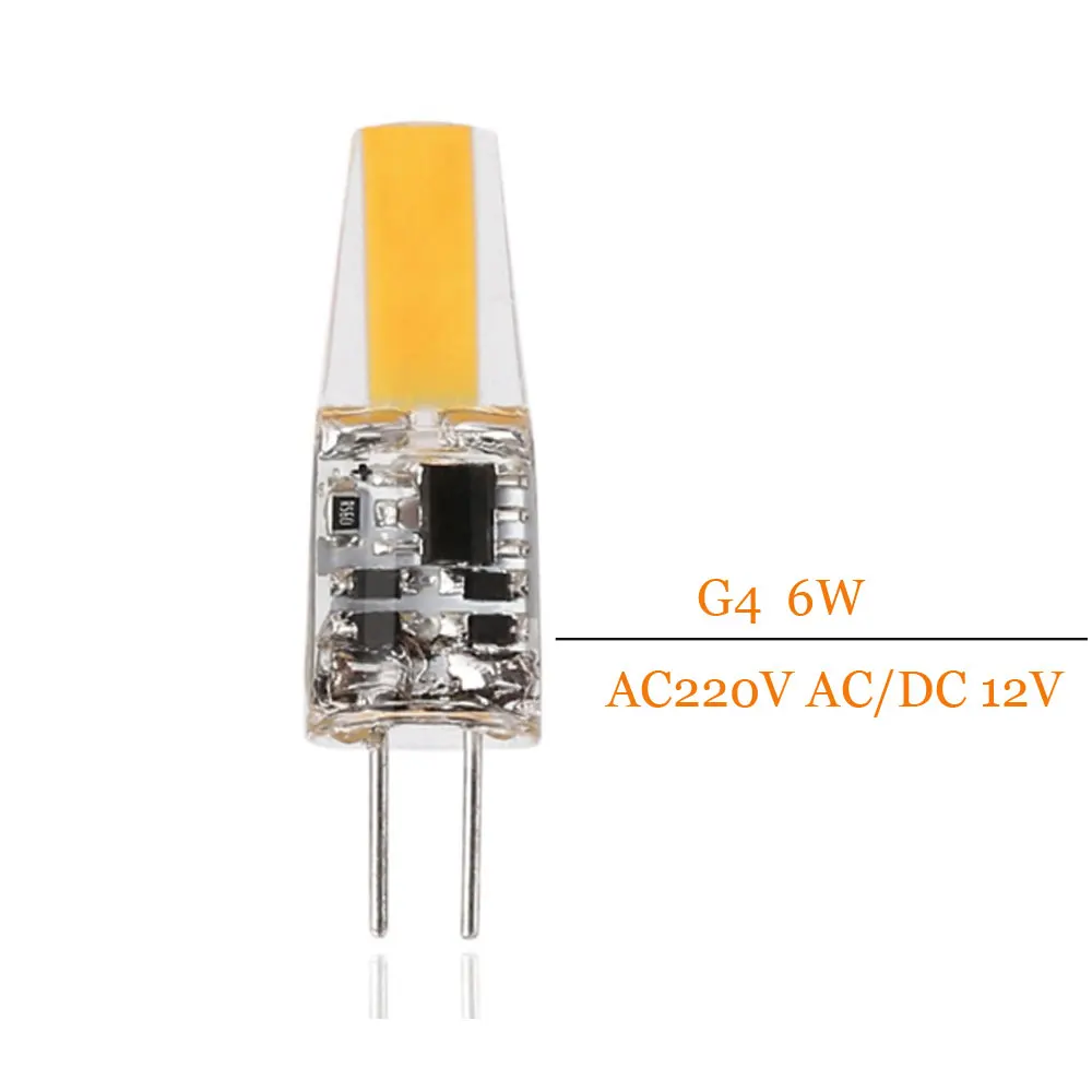 G4 G9 Dimmable LED Bulb Lamp Light AC/DC 12V 220V 6W 9W COB SMD LED Lighting Lights Replace Halogen Spotlight Chandelier