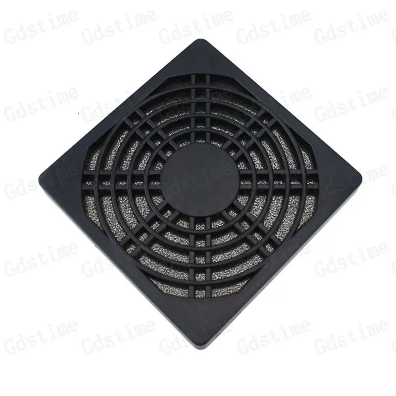 100 Pcs Gdstime 80mm 8cm 3-inch Machine DC Fan Case Dustproof Dust Grill Plastic Filter 80x80mm Fans Cover