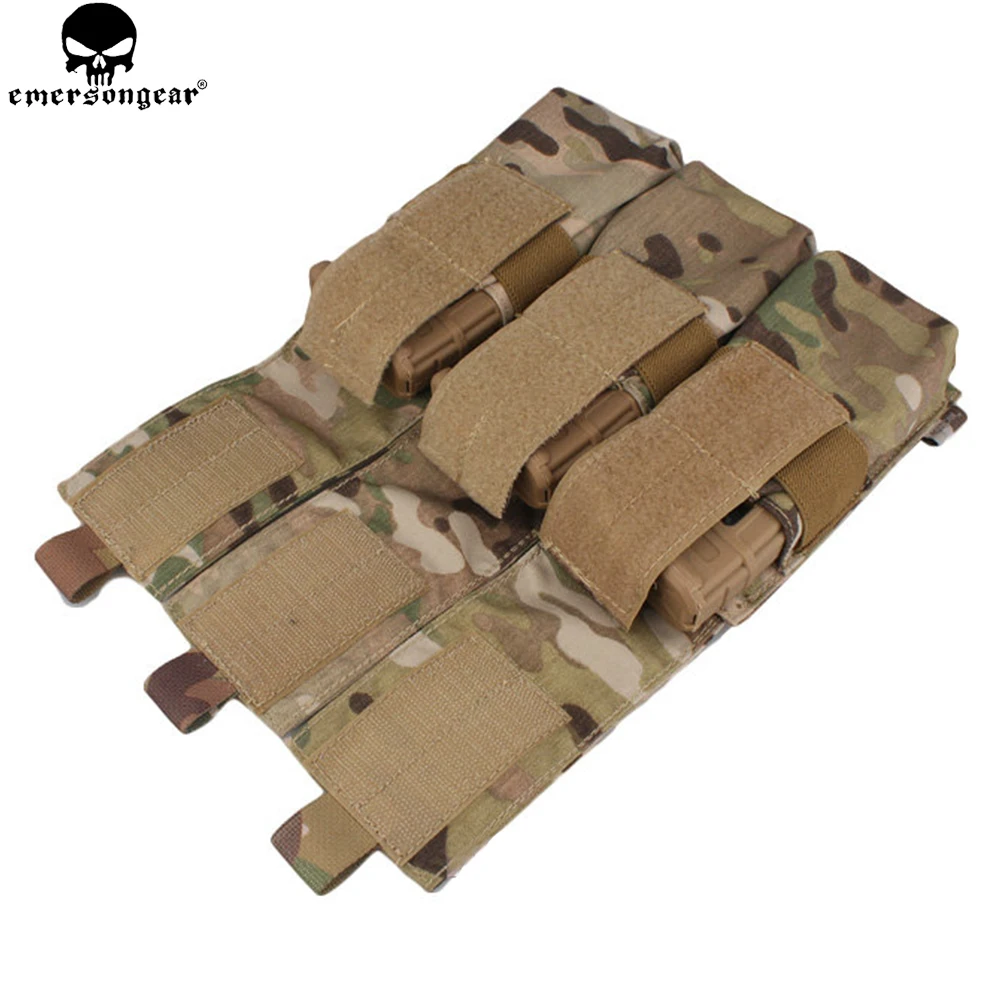 EMERSONGEAR LBT Style M4 Triple Pistol Mag Pouch Molle Hunting Airsoft Paintball Combat Gear Gun Magazine Pouch EM6352