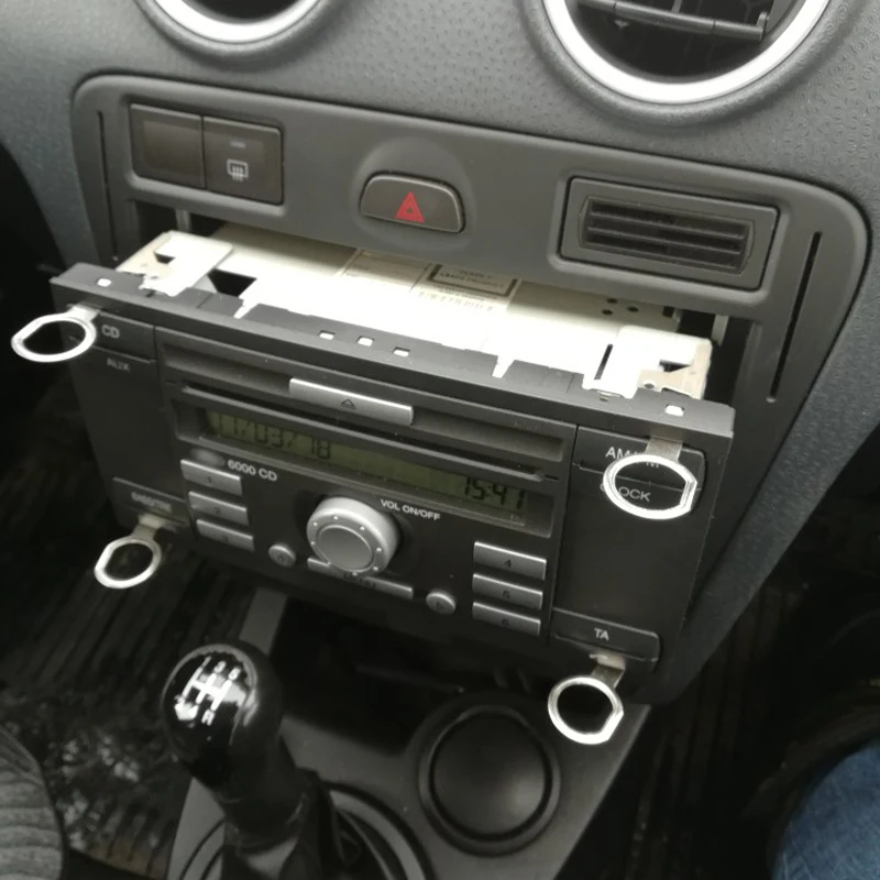 Biurexhaus6000CD AUX-IN fil adaptateur voiture stéréo 6000-CD AUX câble pour FORD FIESTA FOCUS 6000 CD