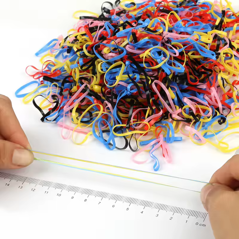 2018 New Random Mixed Child Baby Hair Holders Rubber Bands Elastics Girl's Tie Gum Hair Accessories about 500PCS - Image 6