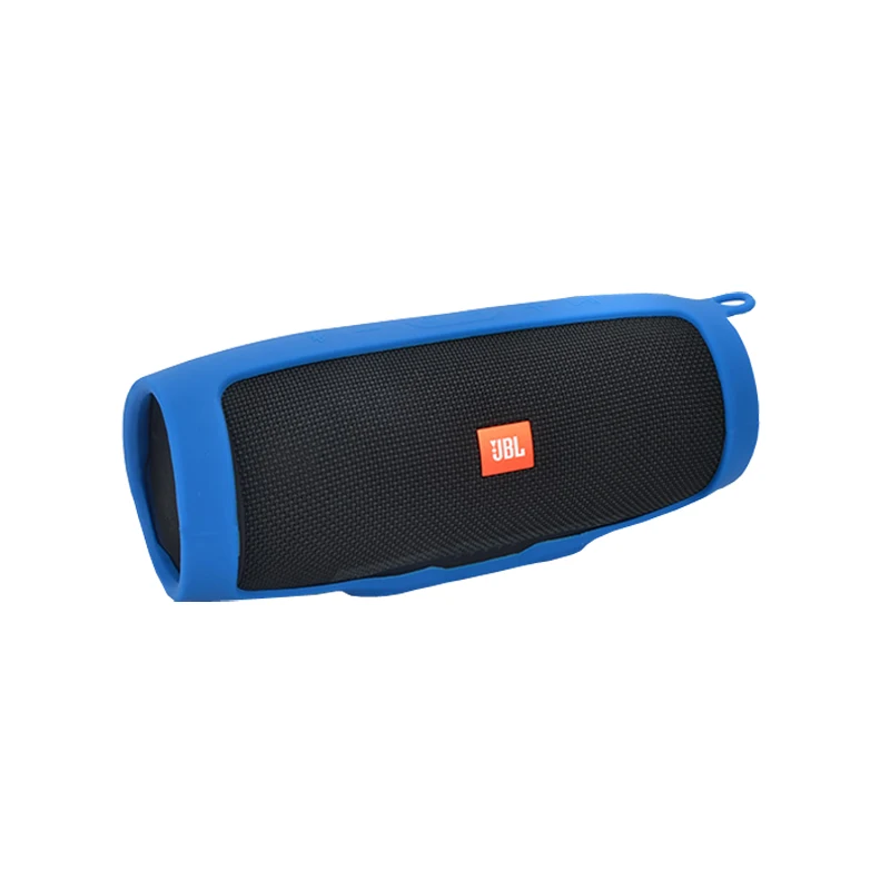 دائم سيليكون حبال الحقيبة غطاء حقيبة حالة ل JBL تهمة 3 المحمولة لينة الغطاء الواقي ل Charge3 الأسود الأزرق الأحمر الأخضر #4