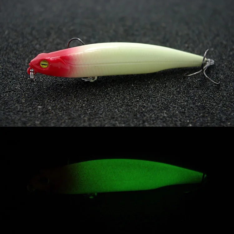 Pencil Lure Day Night Fishing Glow Bait Quality Sinking Hard Baits Artificial Lures Bass Culter Fish 8cm/6.5g