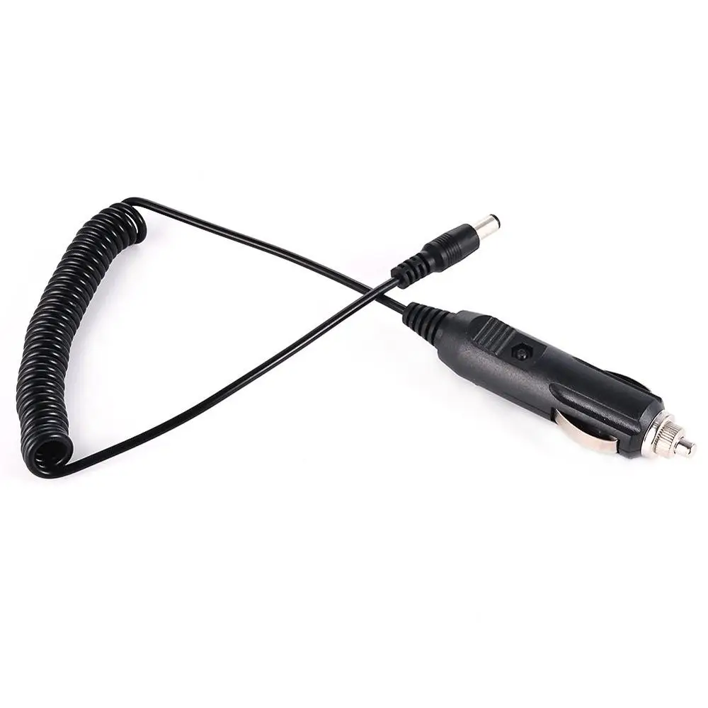 Car Charger Cable For Baofeng Walkie Talkie UV-5R UV-5RE 5RA Base Portable Radio Cigarette Lighter Slot 12V DC Power Charge Cord