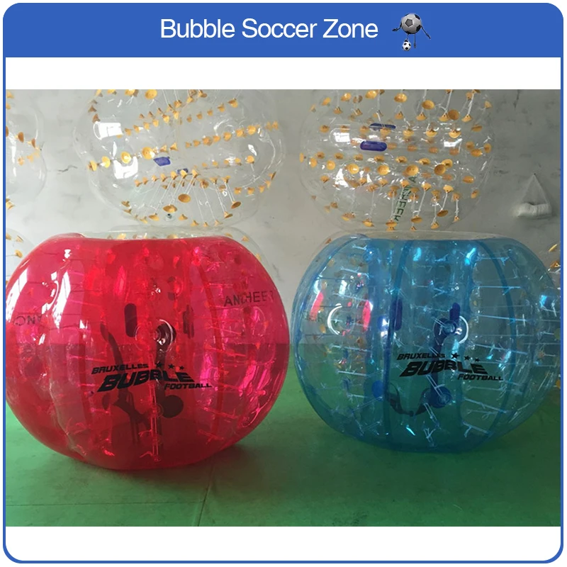 Free Shipping Air Bubble Soccer Ball Human Bubble Balloon Football Soccer Zorb ball Inflatable Bumper Ball Body Bubble Bublle