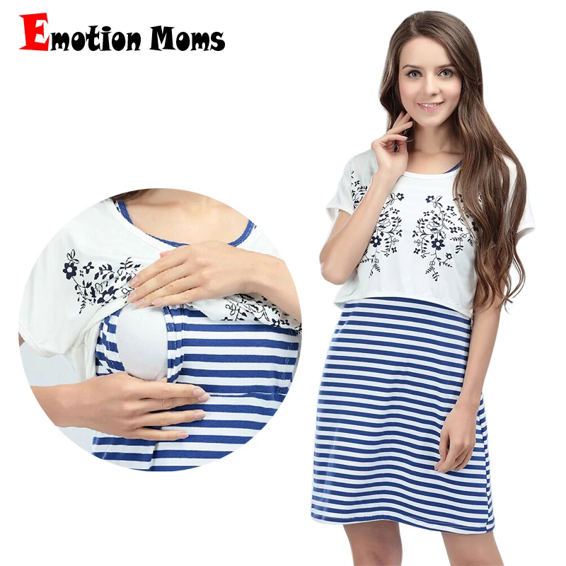 Summer Maternity Clothes Singlet Dress and Cover Lactancia Breast Feeding Dresses Women Pregnant Clothes Postpartum Dresses