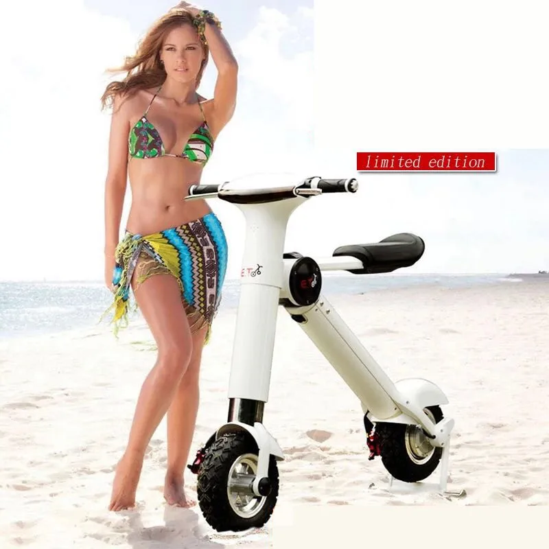 

New ET Folding electric bicycle two-wheel balance intelligent electric car foldable motorcycle scooter