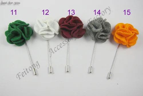 ورأى الزهور الرجال عصا دبوس دبابيس دبوس بروش دبابيس 20 قطعة/الوحدة 19 لون لاختيارك شحن مجاني