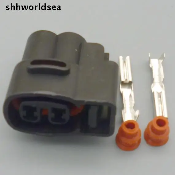 

shhworldsea 5/30/100set 2pin 2.0mm for Kia ignition coil ignition connector plug Fuel Injector Connector Wiring harness Plugs