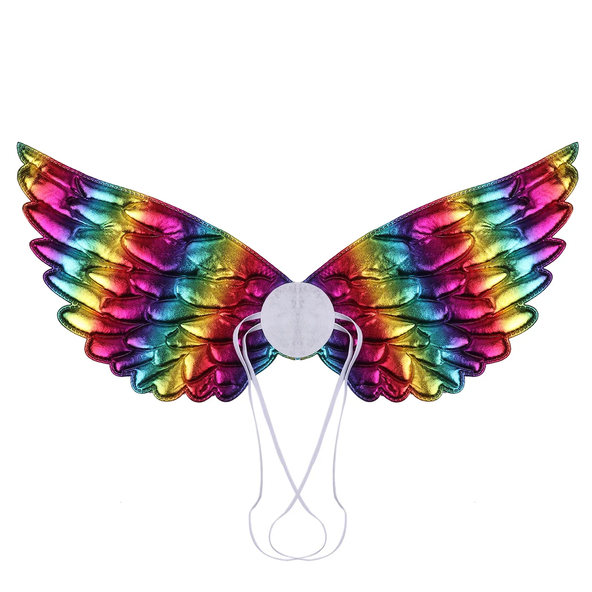 Glossy Metallic Angel Wings Photography Masquerade Halloween Cosplay Party Costume Accessory angel wings for Kids Children