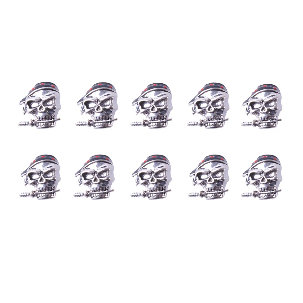 10 Pcs/Lot Skull Skeleton Paracord Pendant Knife Flashlight Bracelet Accessories Pendant No.3