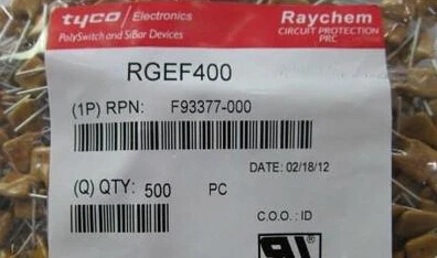 

100% Original RGEF400 GF400 4A 16V PTC Resettable Fuse X 500PCS