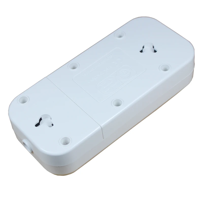 2023 nuovo design 2 prese presa di prolunga USB europea 5V 2A LE-02 colore bianco