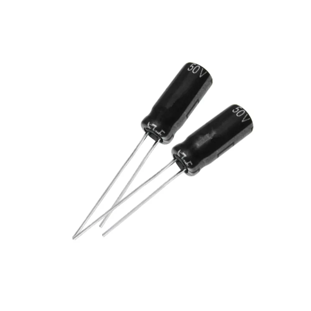 

50pcs 10UF 50V 5X11mm Electrolytic Capacitor 50V 10UF 5*11mm Aluminum Electrolytic Capacitor