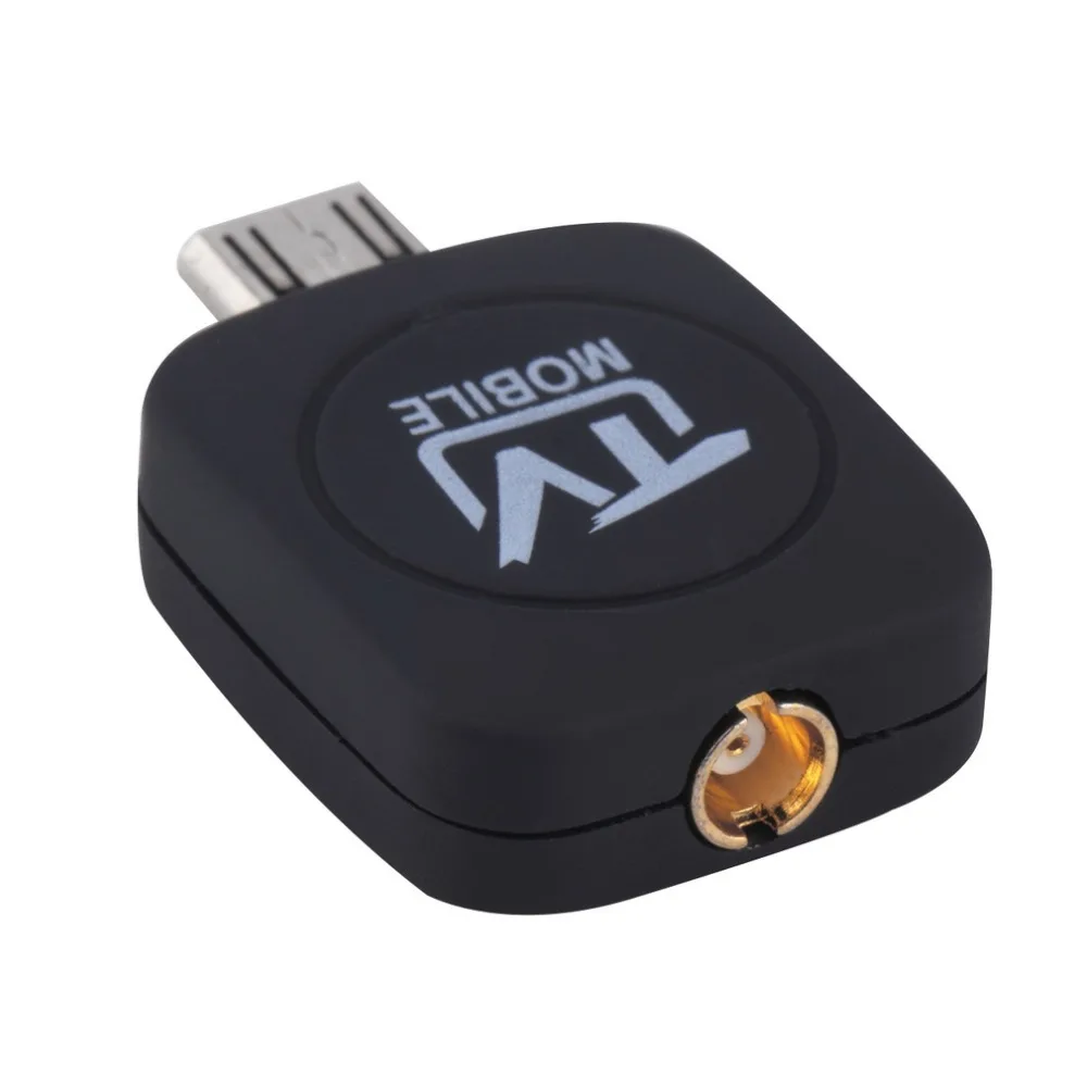 DVB-T Micro USB Tuner para Android Tablet e Telefone, Mobile TV Receptor Stick, Dongle de Satélite Digital, Preto, Alta Qualidade