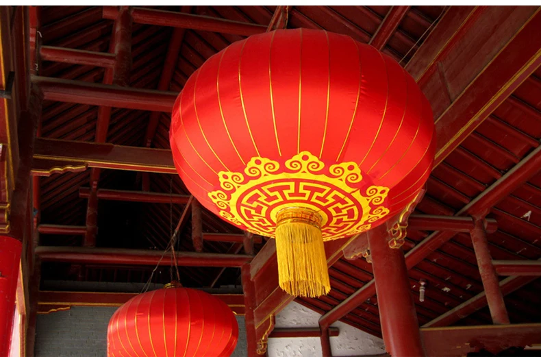 Chinese Red Lanterns 40cm Chinese New Year Festival Wedding Household Items Chinatown Chinese Culture Chinese Wedding Decoration