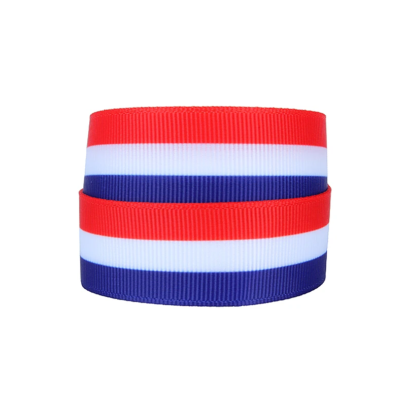 FLRA Ribbon 16mm Netherlands flag printed grosgrain ribbons