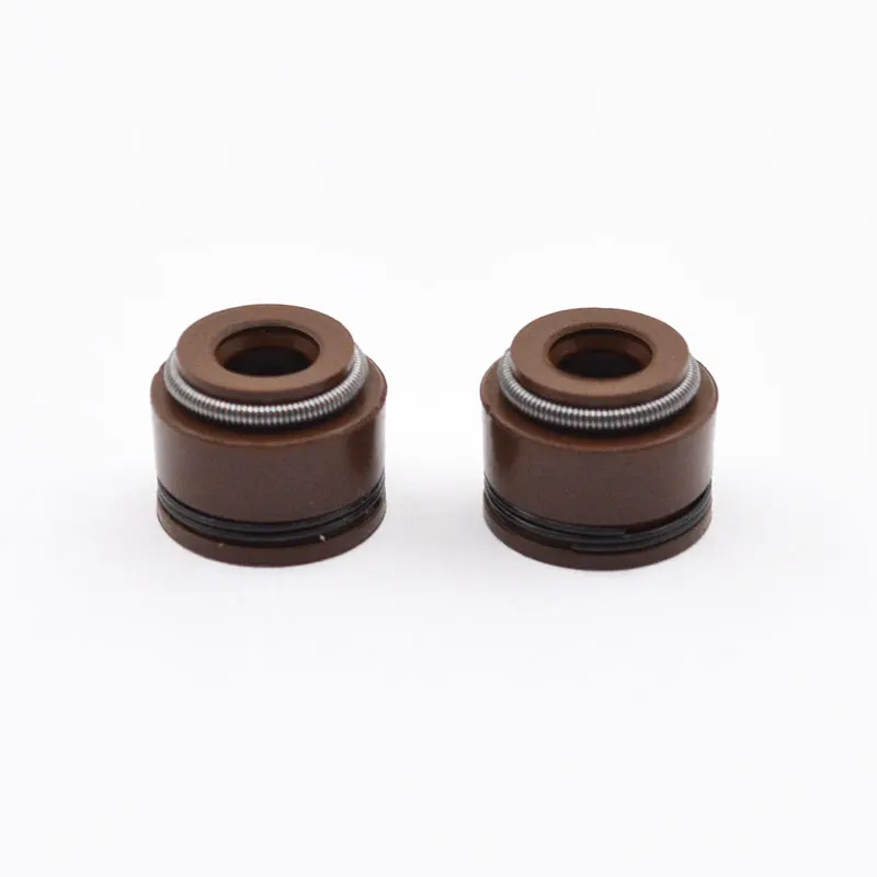 Motorcycle Engine Valve Intake Exhaust Stem Valve Guide Oil Seal for Honda CBF125 CBF 125 KVX