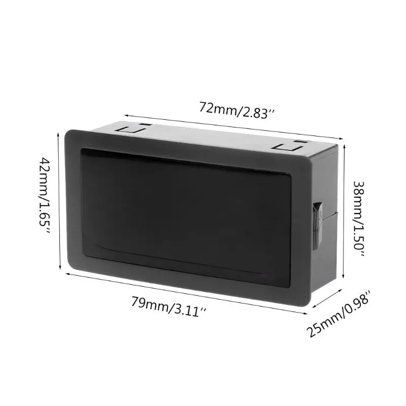 DC 8-24V LED cyfrowy licznik 4 cyfry 0-9999 góra/dół Plus/Minus Panel licznik długości z kablem czerwony wyświetlacz