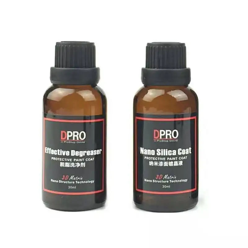 Car Coating Liquid Glass Coating 9H  Plus Super Ceramic+Auto Detailing Paint  Degreasing Agent Protection 2*30ml Kit