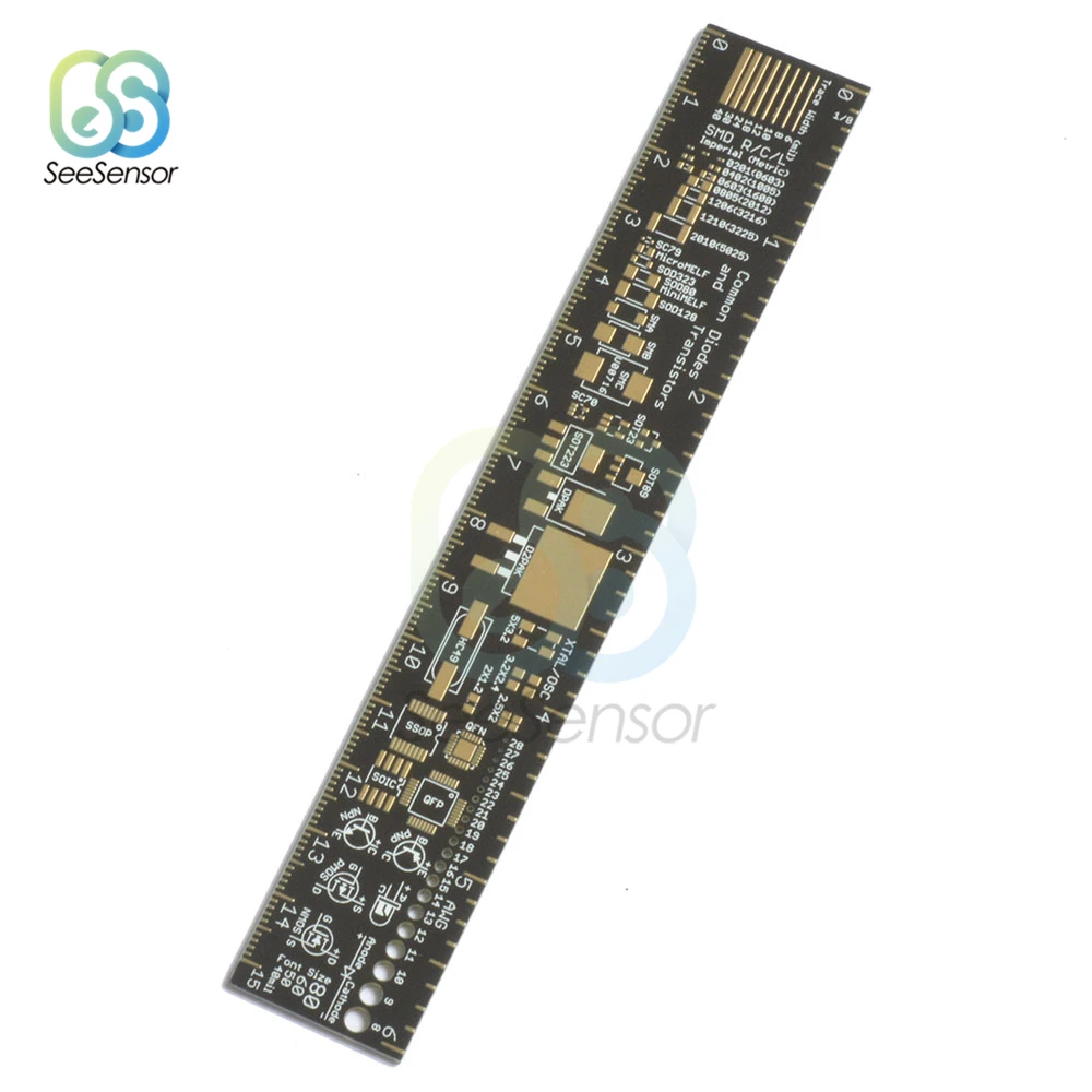 4cm 15cm 20cm 25cm Multifunctional PCB Ruler For Electronic Engineers For Geeks Makers For Arduino Fans PCB Reference Ruler