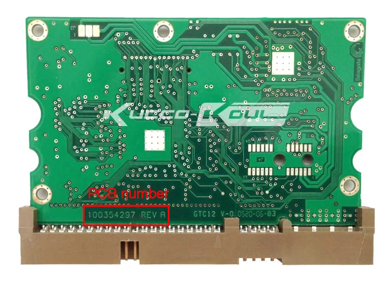 hard drive parts PCB logic board printed circuit board 100354297 for Seagate 3.5 IDE/PATA hdd data recovery hard drive repair