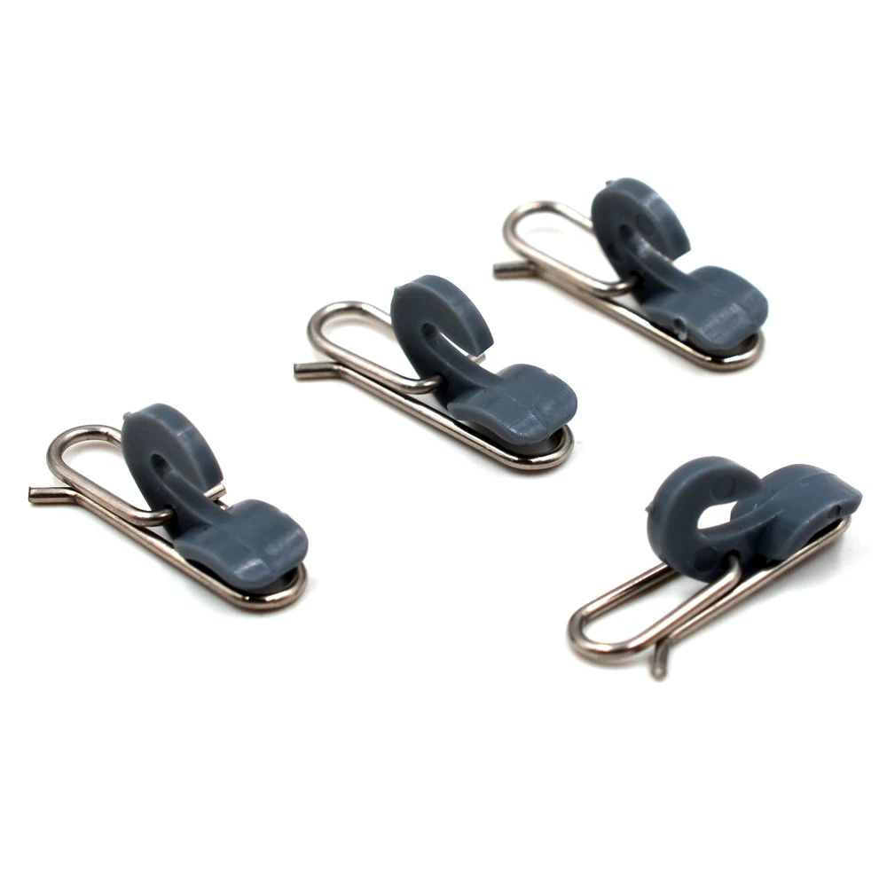 MNFT 20PCS Stainless Steel Impact Bait Clip Fishing Accessories Fishing Sea Fishing Impact Hook Bait Clips