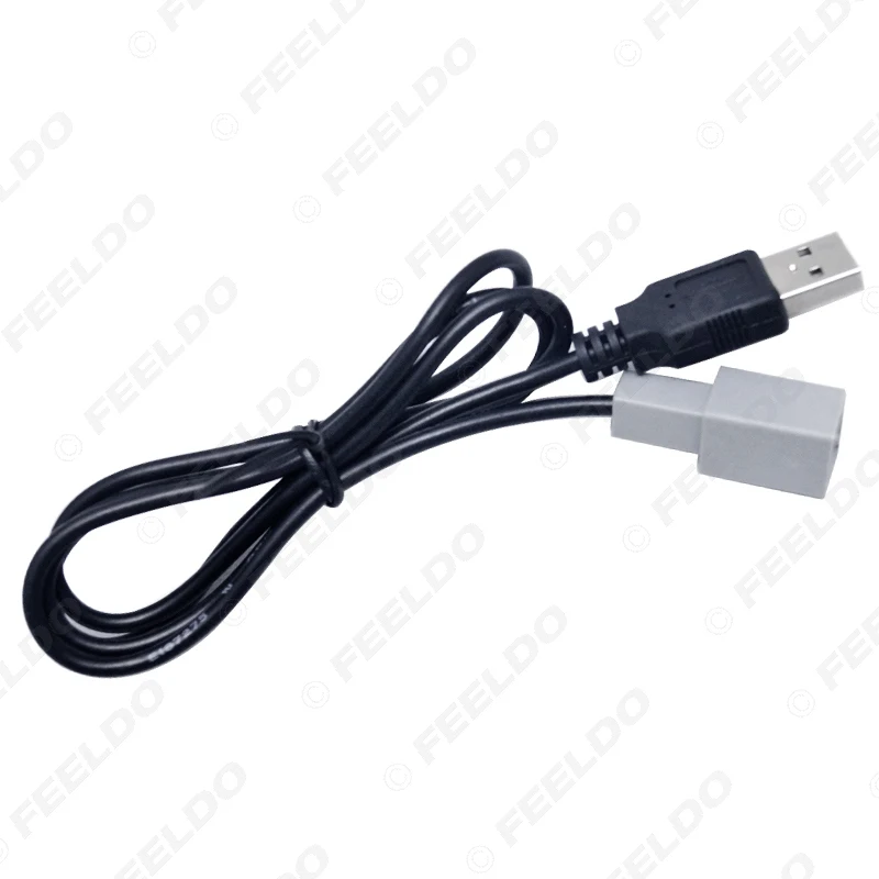 FEELDO 1Pc Car Audio Radio Input Parts Female USB Cable Adapter For LEXUS Toyota Camry#5106