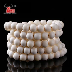 Handmade DIY Jewelry Accessorie Tibet ivory white Yak Bone loose prayer beads,6mm,8mm,10mm,12mm,108beads per strand lot hole 2mm