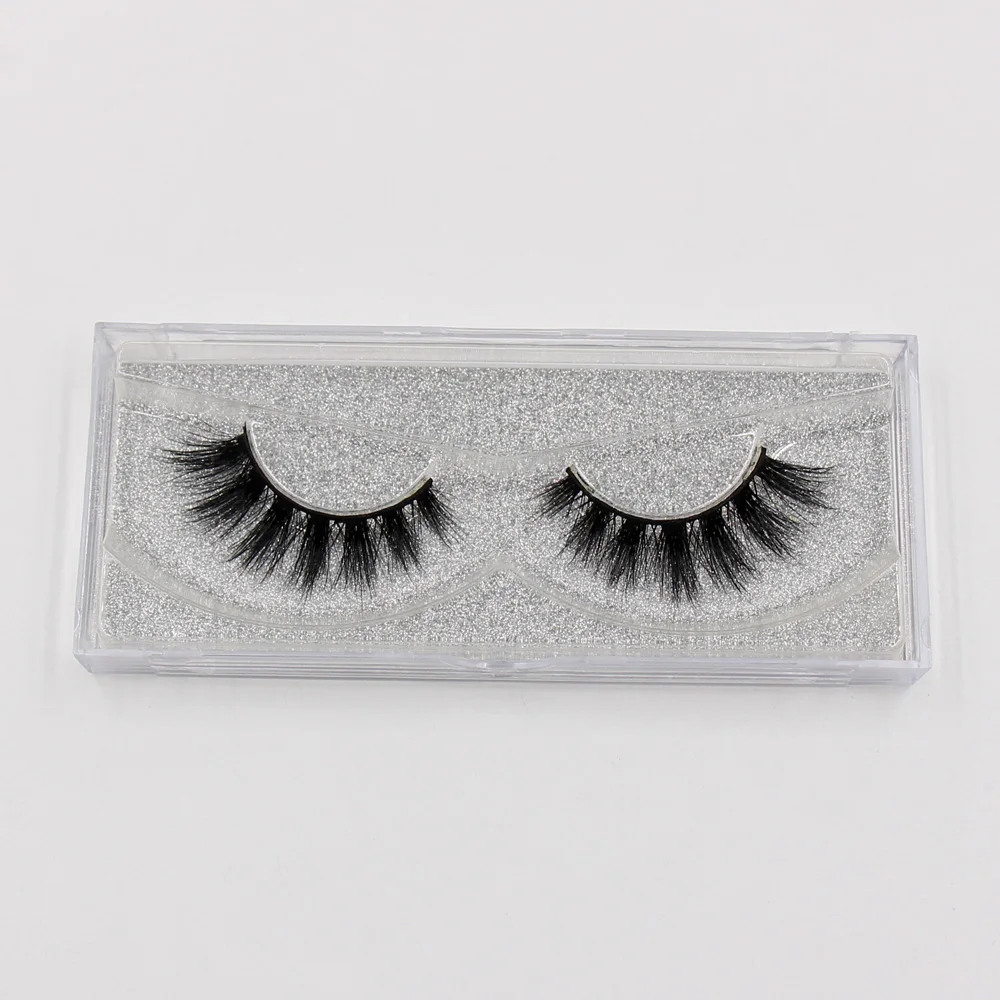 LEHUAMAO 3D Milk Lashes Mink Eyelashes Cross thick full strip False Eyelashes Cruelty Free make up eye lashes Upper Lashes 1Pair