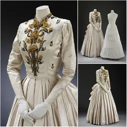 Historical  Civil War Southern Belle Gown evening Dress/Victorian Lolita dresses/scarlett dress US6-26 SC-899