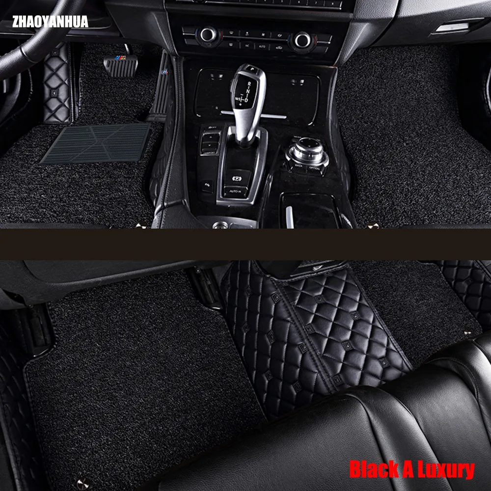 ZHAOYANHUA car floor mats for BMW X6 E71 E72 F16 all weather case waterproof 5D car styling high quality rugs carpet liners