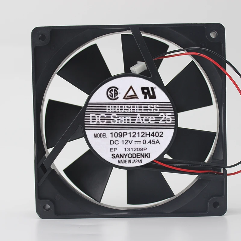 12025 12V 0.45A 12CM industrial control silent cooling fan 109P1212h402