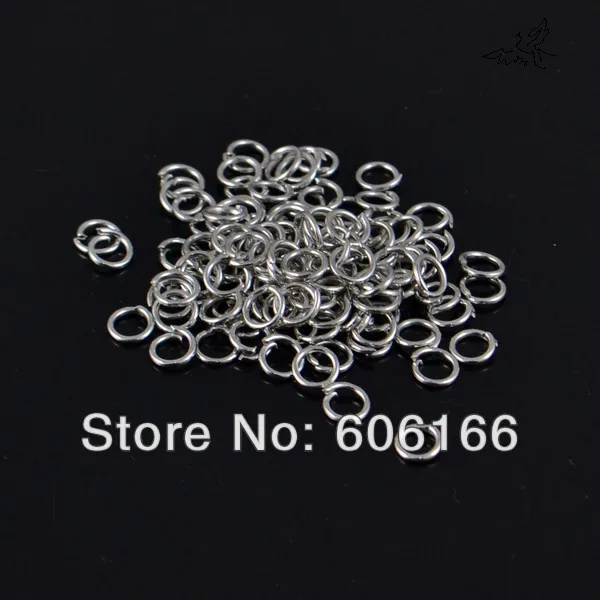 10000pcs/lot 0.7x5mm Silver Tone Metal Jump Rings Split Rings Jewelry Findings Earring/Bracelet/Necklace Making Wholesale