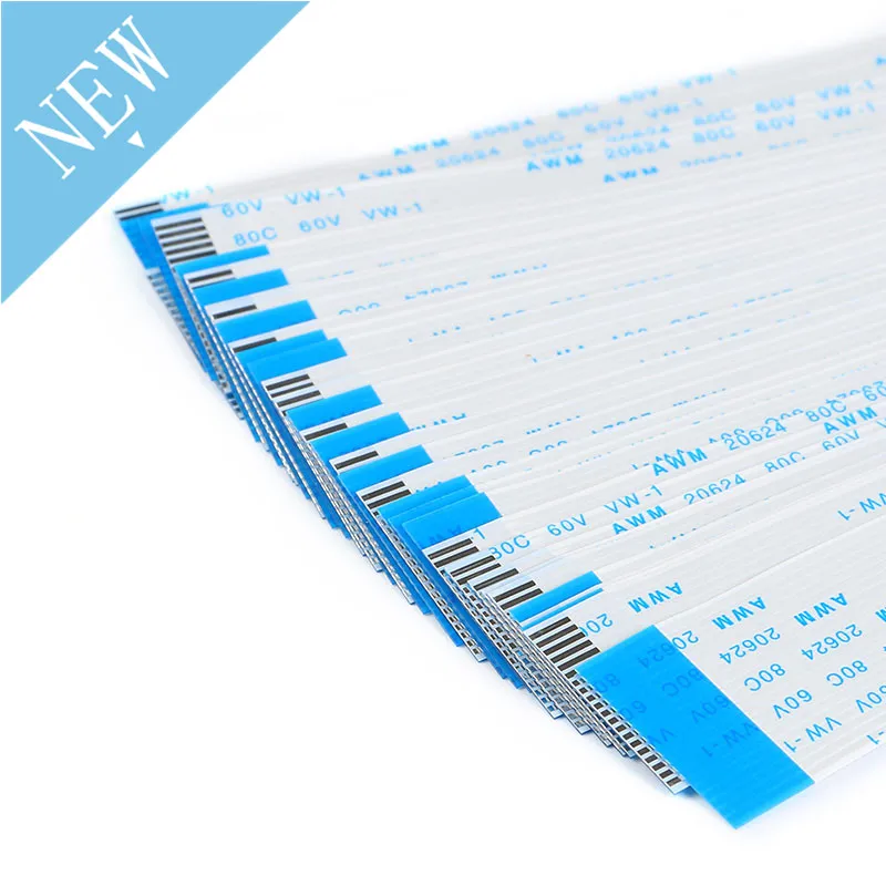 10PCS FPC/FFC ริบบิ้นยืดหยุ่นแบน 12 Pin 0.5 MM/1.0 MM PITCH 6/ 10/15/20/25/30/40 ซม.ความยาวย้อนกลับทิศทาง