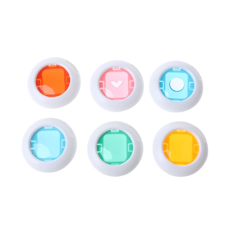 New Camera Filter Instax Mini 8/8+/9/7s/KT 6 Pcs Colorful Filter Lens For Fuji Instant Film Camera hot