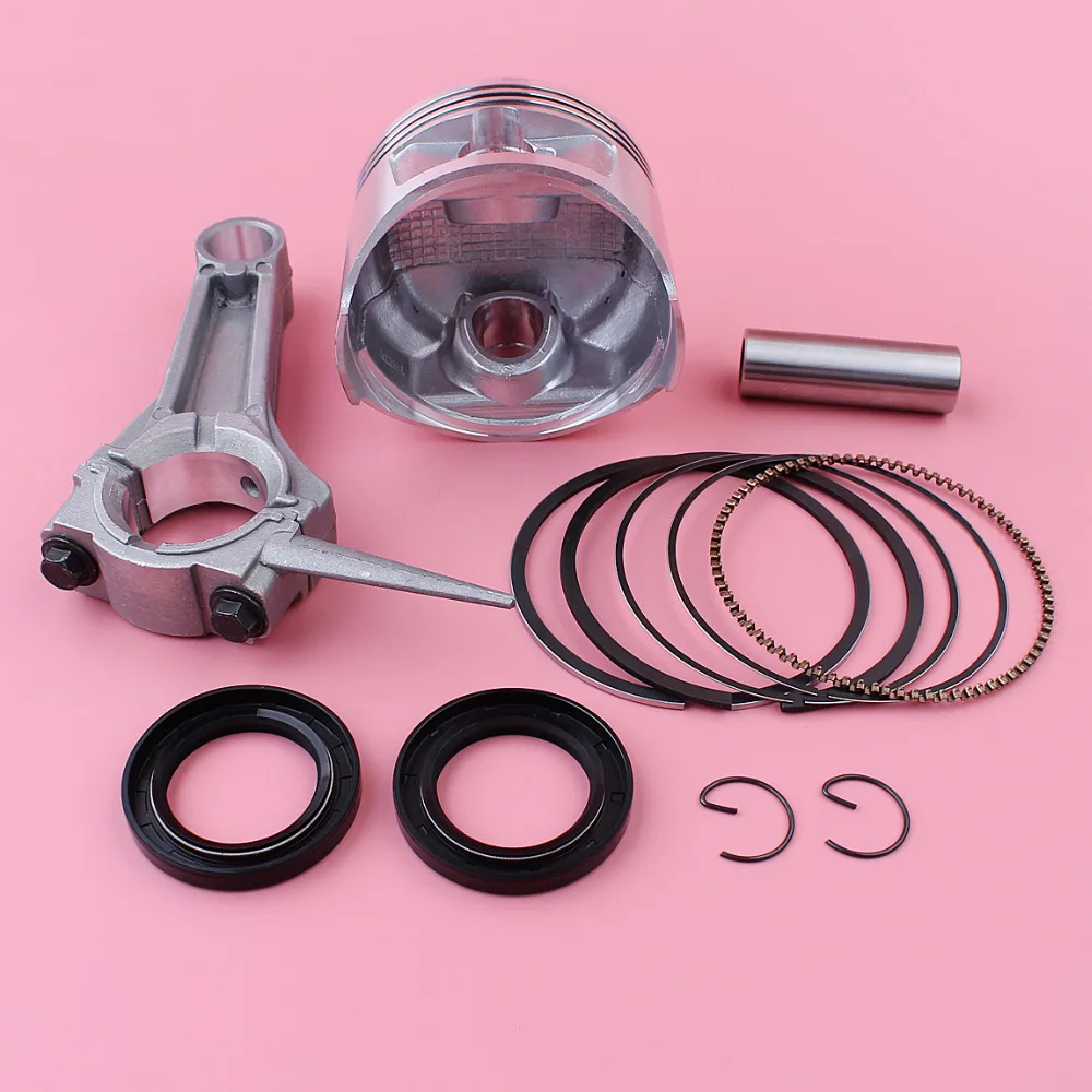 Connecting Rod 88mm Piston Pin Ring Circlip Oil Seal Kit For Honda GX390 13HP GX 390 Engine Motor Part