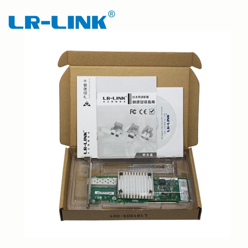 LR-LINK 9801BF-SFP+ 10Gb Network Card PCI Express Fiber Optical Server Ethernet Adapter NIC Inter 82599EN Compare to X520-DA1