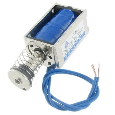 

400mA DC 24V Open Frame Push Type Solenoid Electromagnet XWJ