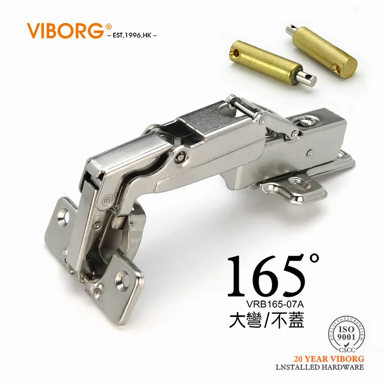 (2 pieces)VIBORG 165 degree Full / Half Overlay Inset Soft close Self Closing Kitchen Cabinet Hinge Cupboard Wardrobe Door Hinge
