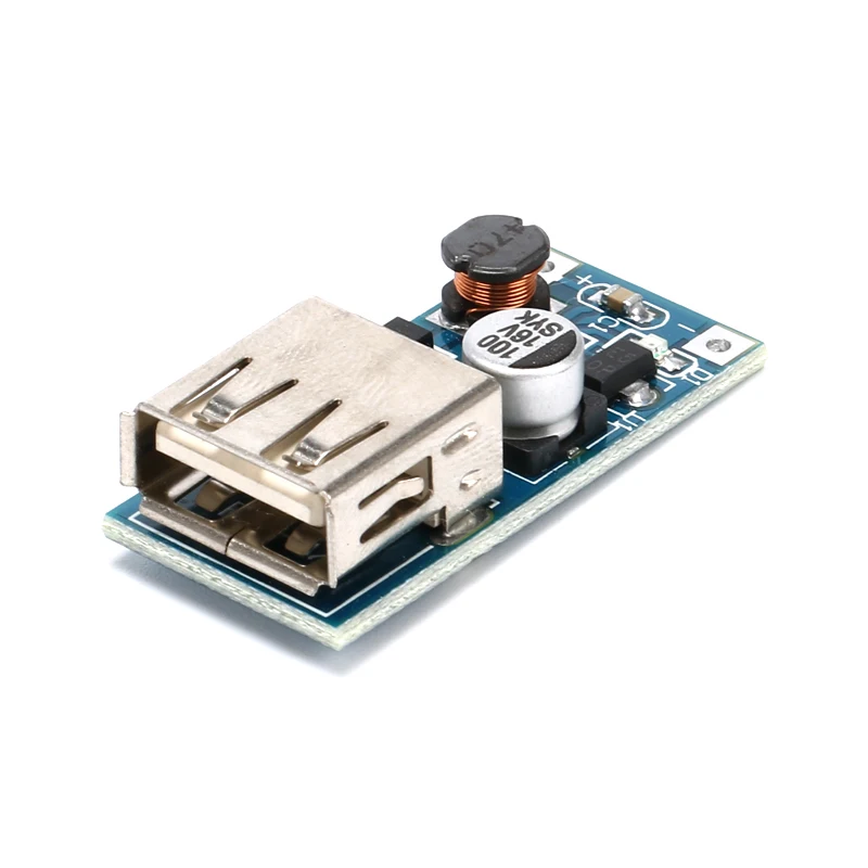 High Conversion! DC-DC USB Step-up Power Boost Module 0.9V-5V to 5V 600mA PFM Control Mini Mobile Booster