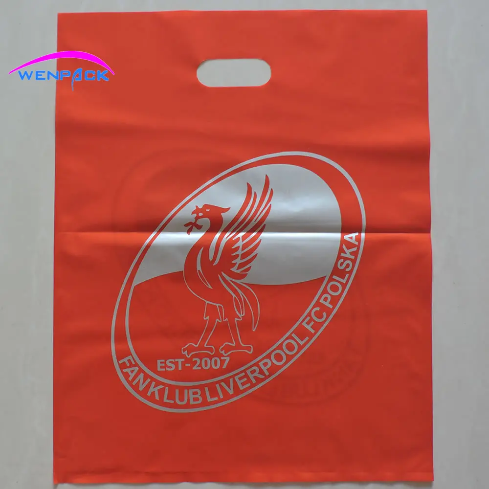 Plastic Packaging Gift Bag, Custom Printed Logo, 35x45cm