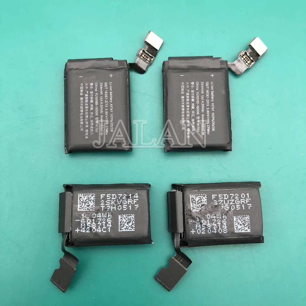 1pcs Original Battery For Apple watch Series 2 3 A1760 A1848 A1850 A1875 38mm 42mm LTE GPS Real batteries