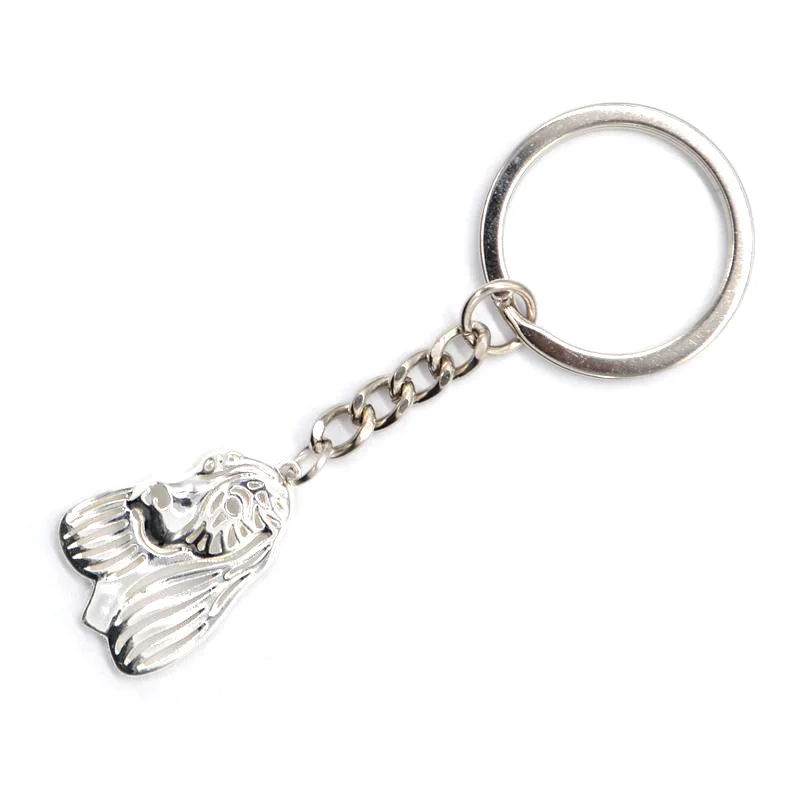 Female Alloy Pet Dog Pendant Key Chains Women\'s English Springer Spaniel Key Chains