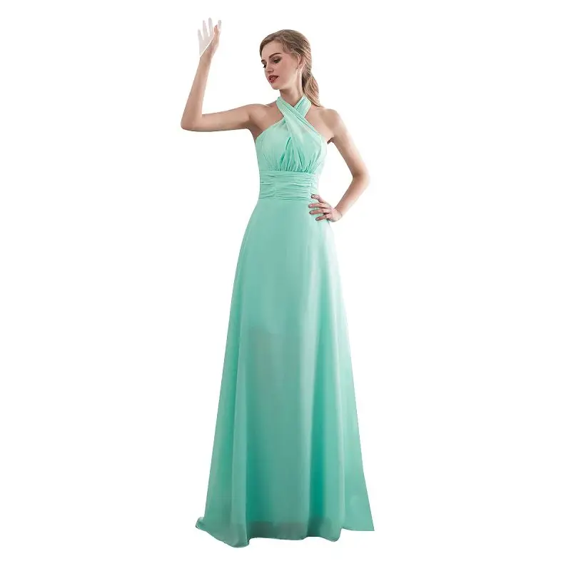 Schönheit Emily Multi Tragen Chiffion Brautjungfer Dresse Lange 2020 A-line Hochzeit Party Kleid Vestido De Festa Prom Kleider für Frauen